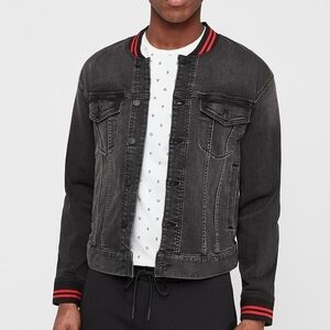 Men’s denim jacket trucker hyper stretch express Victor Olidipo XL